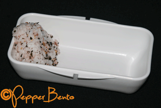 Filled Onigiri With Three Ways of Tuna Bento Lunch Box