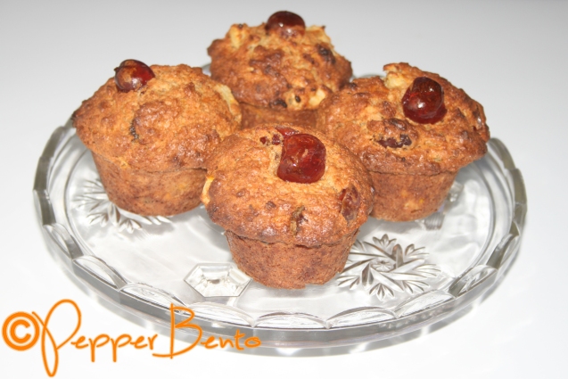 America's Test Kitchen Morning Glory Muffins with Cherries
